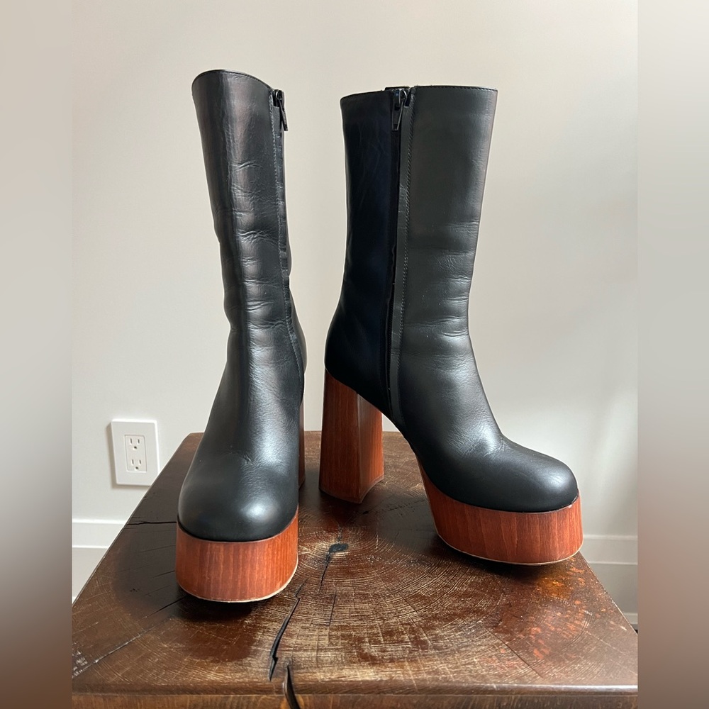 GIA BORGHINI Gia/Rhw Rosie 27 leather ankle boots